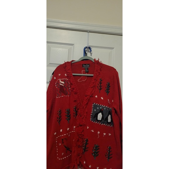 Extra Point Sweaters - Vintage Extra Point By Reference Point  2x Holiday Sweater